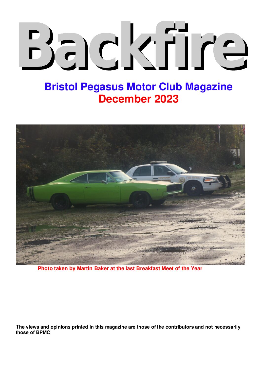 Front cover of December 2023 Issue