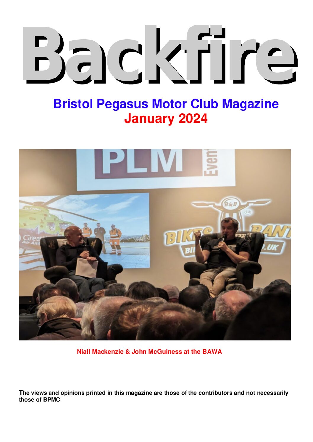 Front cover of January 2024 Issue